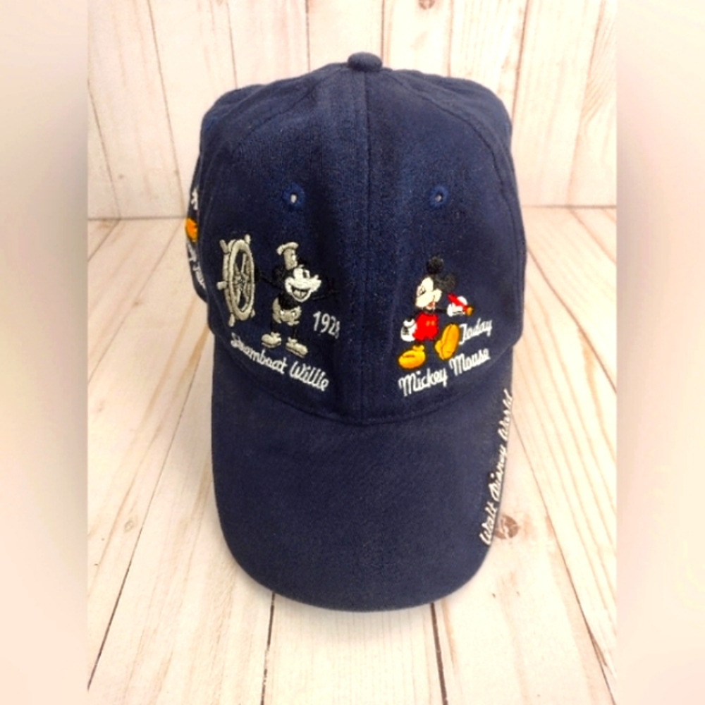Walt Disney's Mickey's Through the Ages Blue Baseball Cap